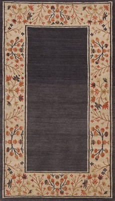 Vegetable Dye Nepalese Handmade Rug 3x5 Bordered Oriental Home Decor Foyer Rug