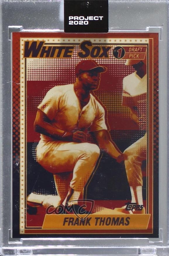 2020 Topps Project 2020 1990 Topps /8806 Frank Thomas Matt Taylor #83 HOF