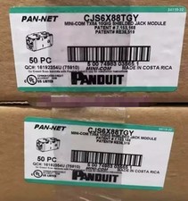 50PCS New Mini-Com TX6A 10GIG Shielded Jack Module AMK CJS6X88TGY Freight Free