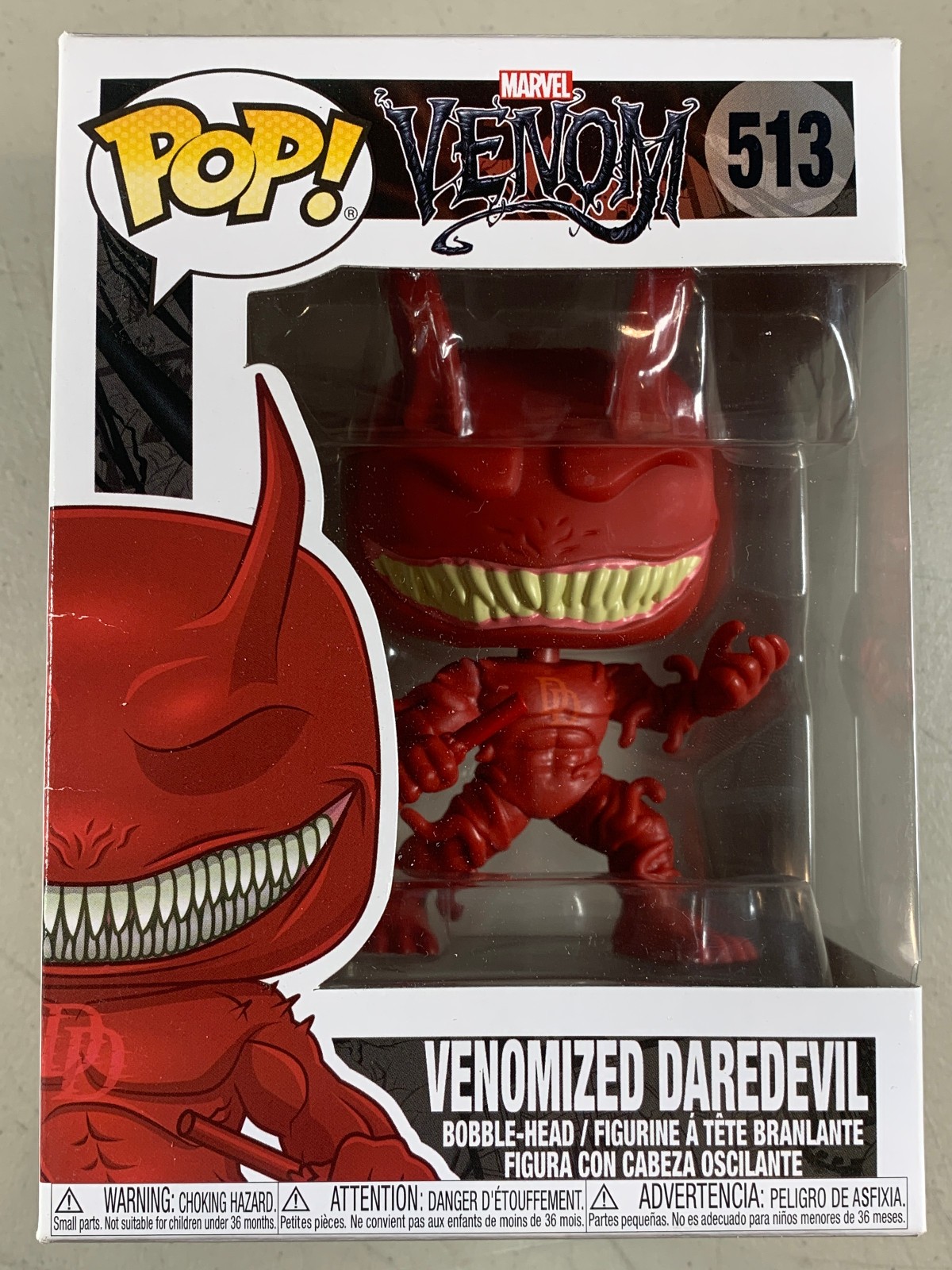 En Oferta ¡Leer! Funko Pop! Figura Vinilo Venom Marvel #513 Venomized Daredevil 2019