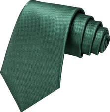 Solid Color Tie Mens Necktie for Business and Wedding