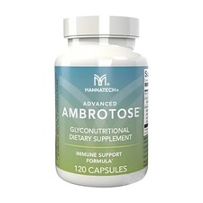 Mannatech Advanced Ambrotose Capsules 120 Count Dietary Supplement