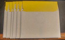 Lot of 6 Yellow DD HD 5.25" 5 1/4" Floppy Disks w Sleeves Pre Notched
