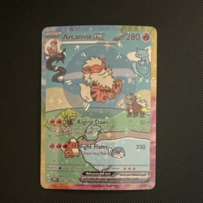 #ad #ad Arcanine EX Pokemon Card Display Art Card $3.99