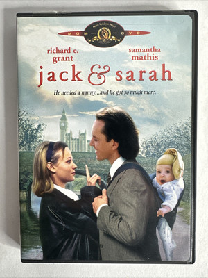 Jack & Sarah DVD w/ Insert Samantha Mathis Richard E Grant Tim Sullivan 1996 OOP