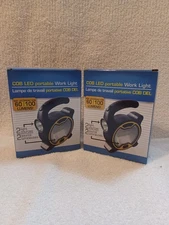 COB LED PORTABLE WORK LIGHT (NEW-SET OF 2)  A-18