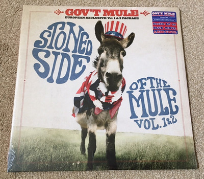 GOV'T MULE: Stoned Side of  the Mule 2x  Red & Blue Vinyl LP: Sealed Perfect