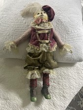 Wayne Kleski Katherine's Collection Cat Jester Art Doll 24" Retired Vintage Rare