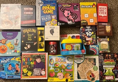 Board Game Reseller Lot 20 Games Puzzles Activity Set Complete Sealed Brand New