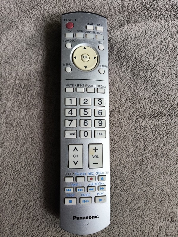 EUR7737Z20 Remote Control for Panasonic Plasma TV  TH-37PX60U TH-42PX600U