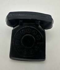 Barbie Black Phone 1960's Telephone Rotary Fashion PAK Vintage Mattel
