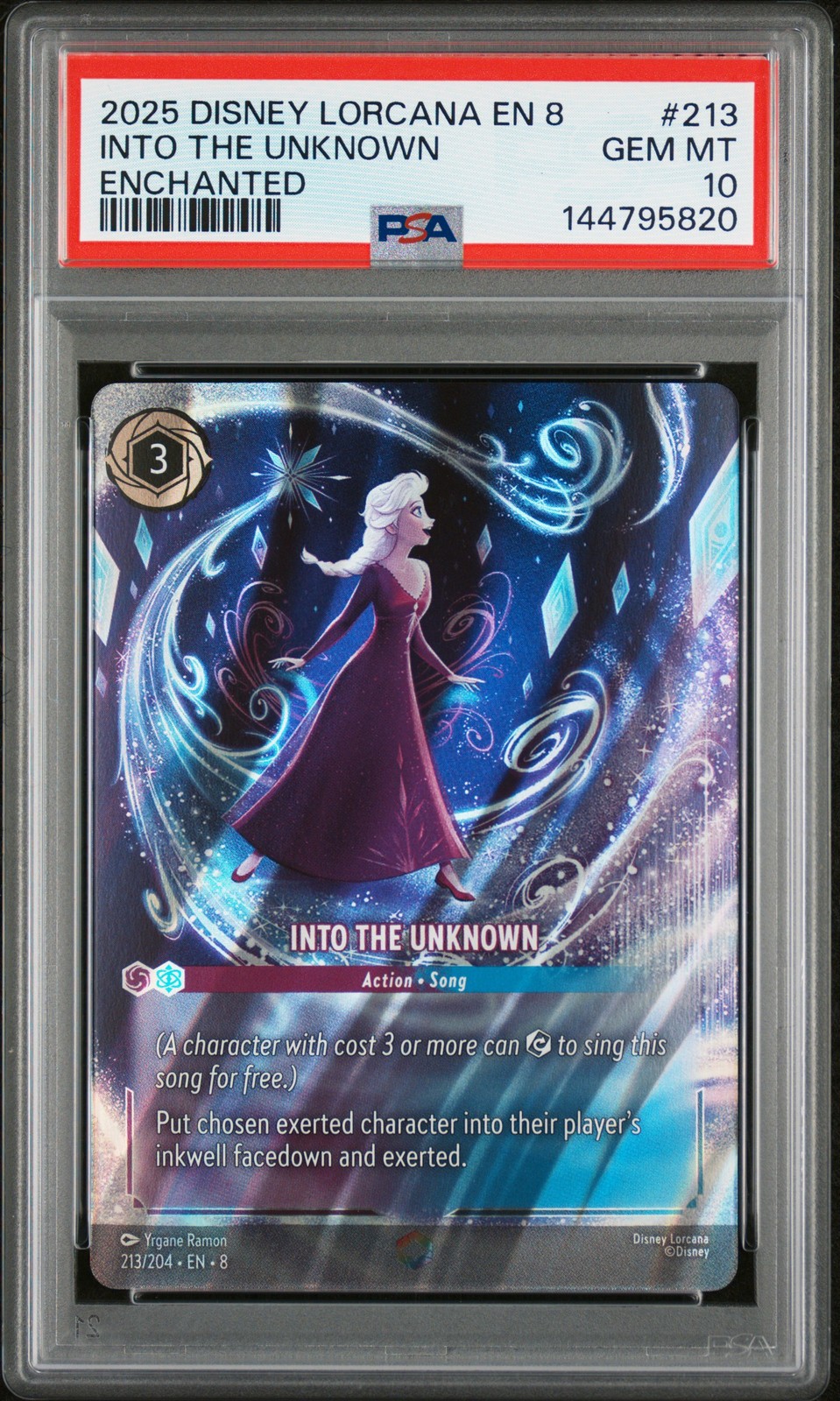 Into the Unknown 2025 Reign of Jafar #213/204 Enchanted (Alternate