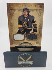 Mark Stone 2020-21 Artifacts Gold Dual Jersey Card 26/175
