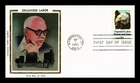 US COVER ORGANIZED LABOR PROUD AND FREE FIRST DAY ISSUE COLORANO SILK CACHET