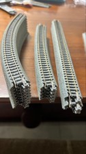 Kato N Gauge Curve Straight Rail Set, 5 Curves, 4 Straights, Used