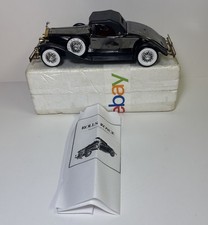 Vintage 1931 Rolls Royce Phantom 2 Replica Car Solid State AM Radio Black Bronze