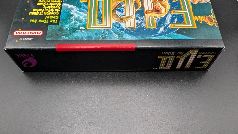 EVO The Search for Eden SNES Super Nintendo CIB Mint Rare Condition Authentic - Image 3 of 4