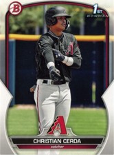 2023 1st Bowman Paper #BP-56 Christian Cerda