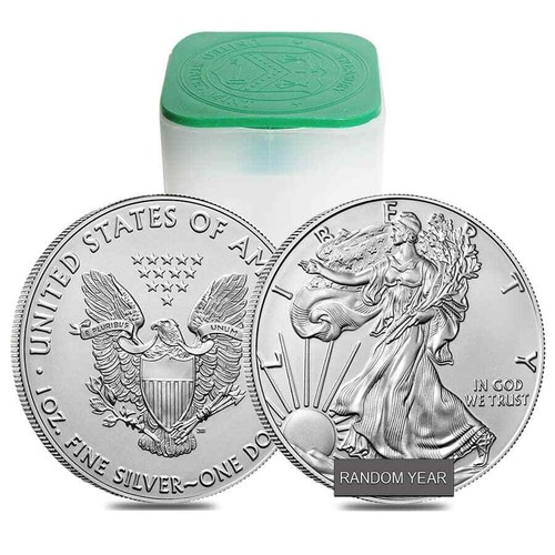 Roll of 20 - 1 oz Silver American Eagle $1 Coin BU (Random Year) - Picture 1 of 4