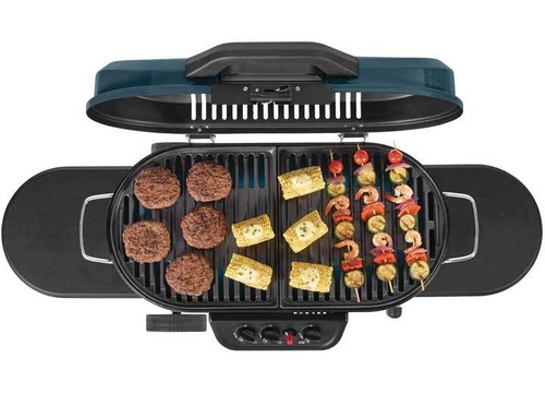 Coleman Outdoor 2000033051 RoadTrip 285 Portable Stand-Up Propane Grill - Blue