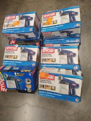 6 RYOBI POWER PAINT SPRAYERS SSP050 