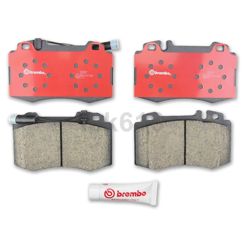 Juego de pastillas de freno delanteras traseras Brembo 2X para Mercedes-Benz SL500 1999-2002 Foto 2 de 3