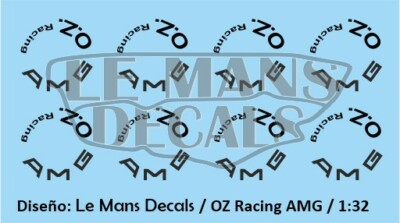 Stickers De Jantes OZ Racing Pour Maquettes De Voitures - Échelles 1:32, 1:43, 1:24, 1:18