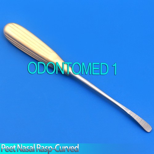 PEET NASAL RASP-CURVED DIAMOND SURFACE 17.5CM PLASTIC SURGERY ...