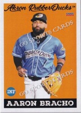 2024 Akron RubberDucks Aaron Bracho RC Rookie Card Guardians Minor League VZ
