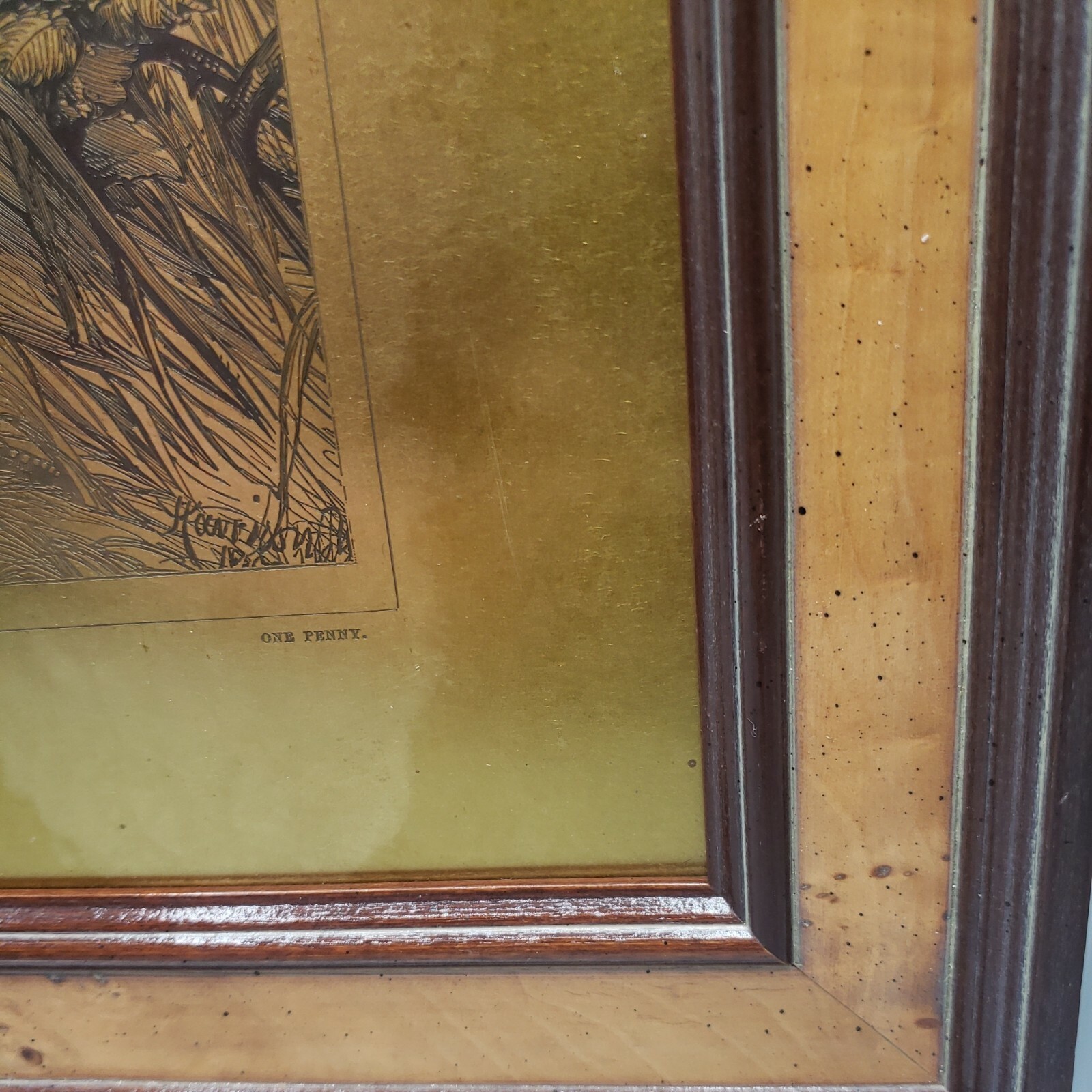 Intaglio Photogravure Copper Plate Harrison Weir "Partridges" ***RARE