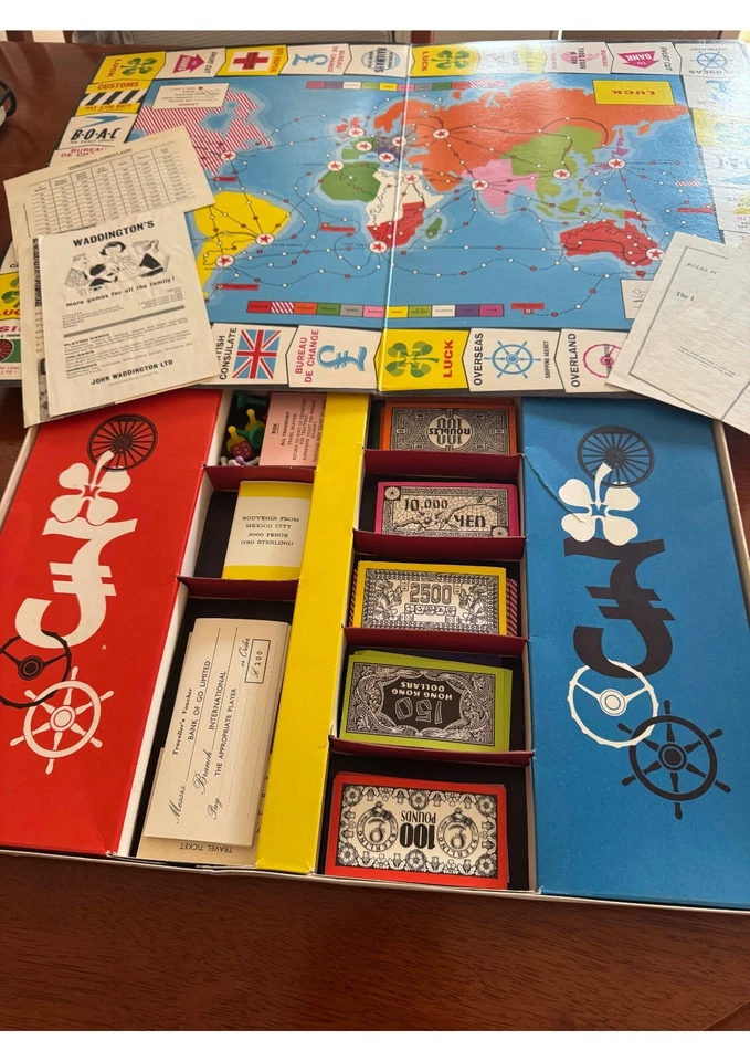 GO Vintage Boardgame Waddingtons Excellent Condition Complete - Image 2 of 2