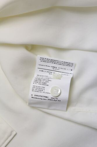 SUITSUPPLY Slim Fit Formal Shirt Men's XL Cutaway Collar Button Up - Picture 8 of 11