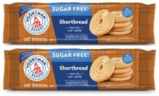 VOORTMAN Bakery Sugar Free Zero Shortbread Vanilla Cookies 8 oz (2 Packs)
