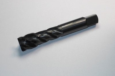 Robinet Pour Flûte à Spirale Inférieure OSG - Filetage 7/8-14 2B, 4 Cannelures HSSE, Queue De 125mm | Réf. 2239201