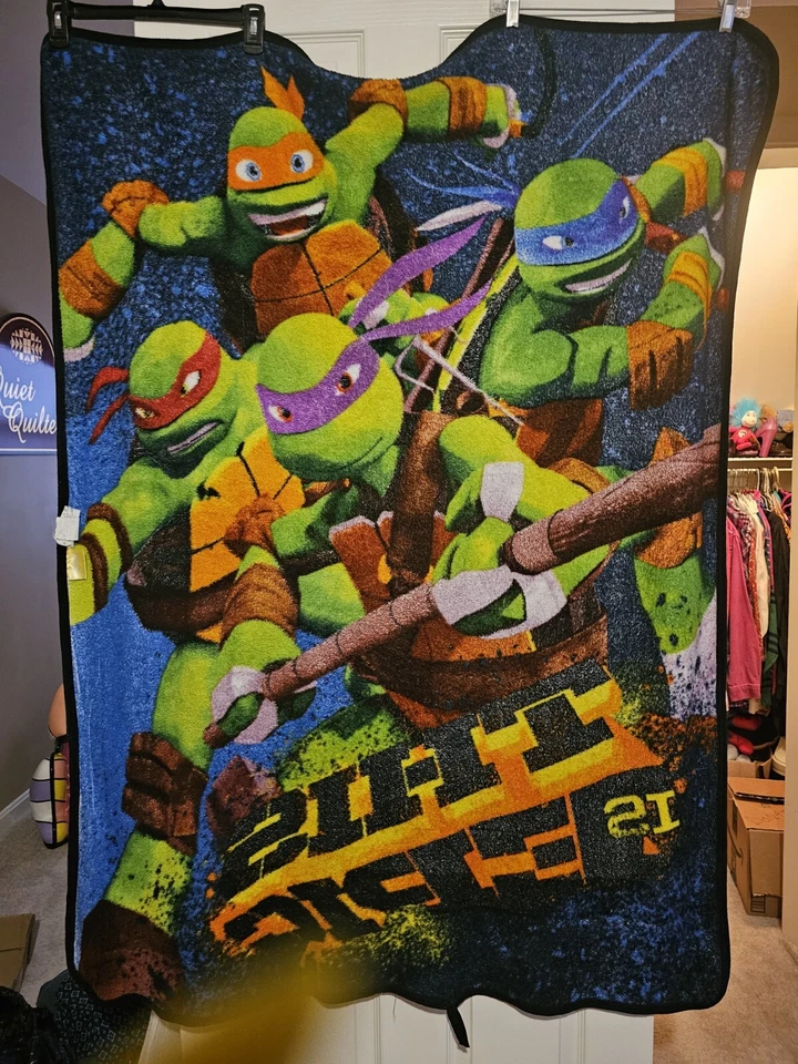 Manta/tiro de felpa Teenage Mutant Ninja Turtles THIS IS EPIC, 60x46" TMNT Foto 3 de 3