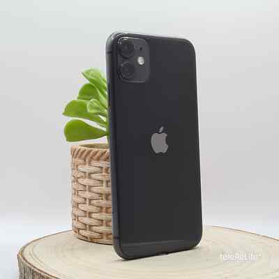Apple iPhone 11 128GB Schwarz - akzeptablerZustand
