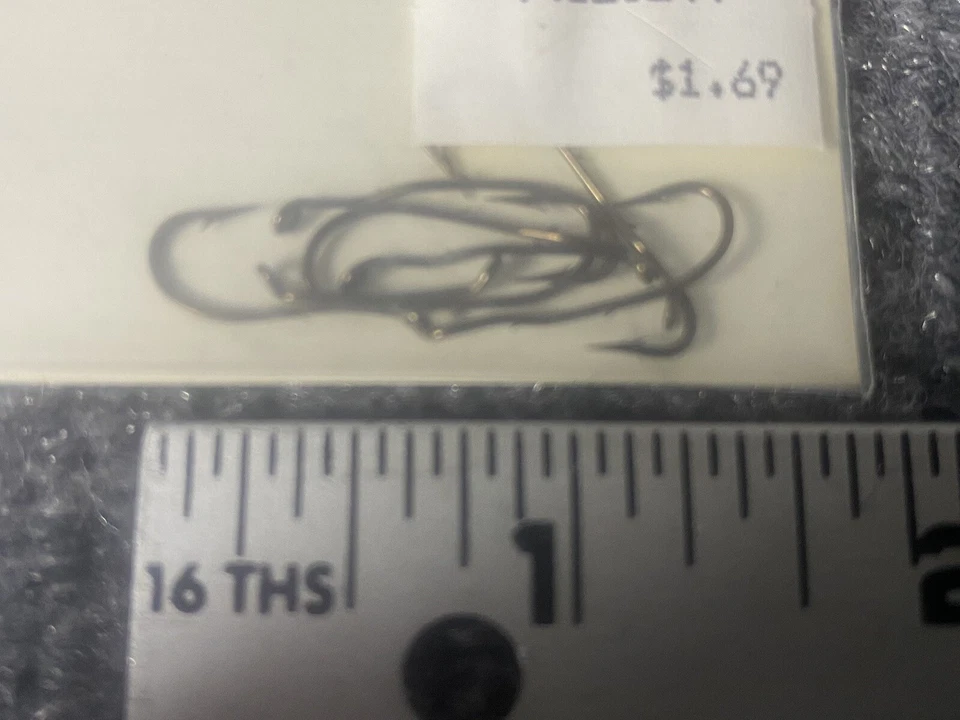 Tru Turn Fine Wire Size 8 Live Bait Fishing Hooks 307ZS 7pk (Lot of 2) - Image 3 of 3