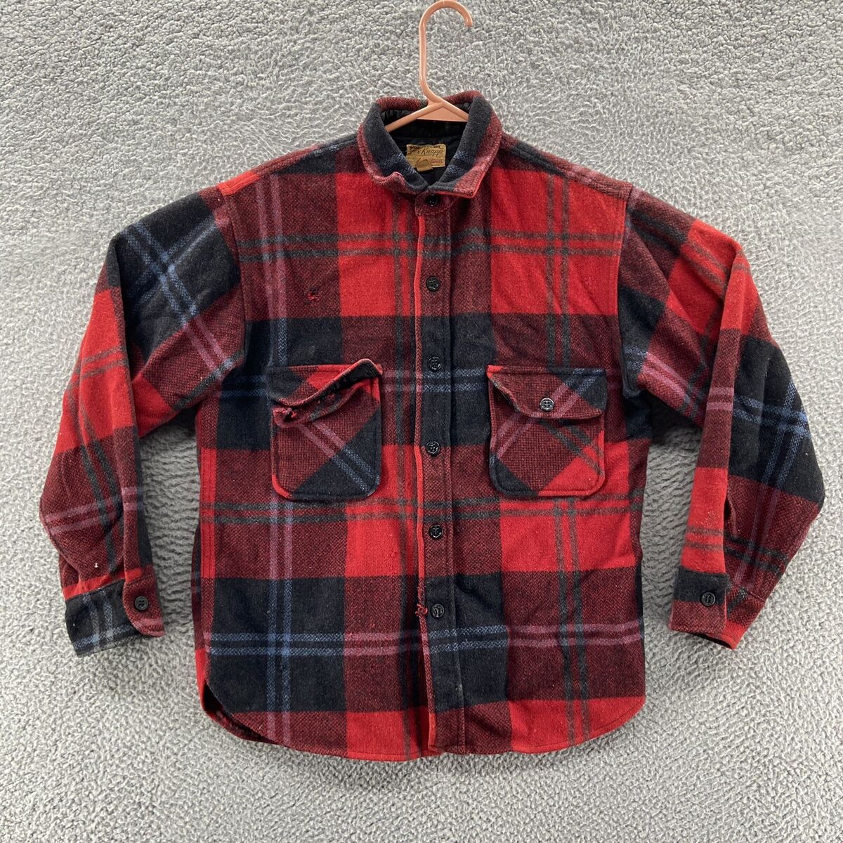 VINTAGE Fox Knapp Jacket Mens Medium Wool Hunting Outdoor VINTAGE Fox Knapp Jacket Mens Medium Wool Hunting Outdoor