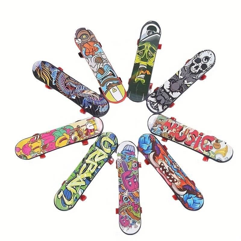 Fingerboard Mini Planche à Doigts Super Alliage – Skateboard De Doigt Avec Camions, Collection Et Jeu Pour Enfants, Neuf Et Durable