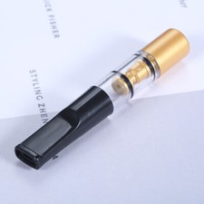 Juego de porta cigarrillos de metal con alquitrán de humo y tabaco filtro de limpieza reutilizable