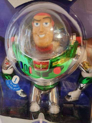 Toy Story Buzz Lightyear Holiday Hero Action Figure 12" Talks & Lights Up 1998 - Imagen 2 de 8