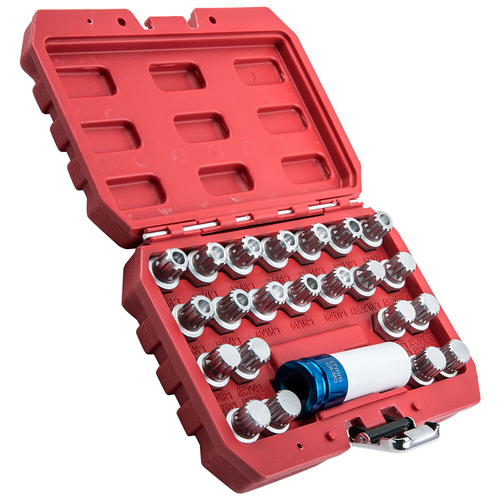 Kit d'extraction haute torsion pour boulons de roue bloqués VW et Audi