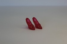 Disney Princess Ariel Little Mermaid Glitter Pump Shoes Translucent Pink Shell