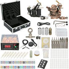 Chiitek Tattoo Kit Starter Beginner Complete Tattoo Kit Carry Case 2 Machine