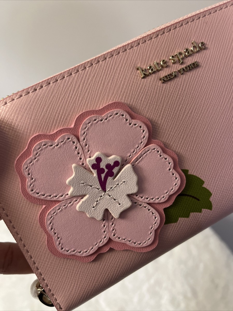 New Kate Spade Hawaii Exclusive Continental Wallet Floral