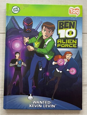 Ben 10 Alien Force Wanted Kevin Levin Tag Hardcover Interactive Book