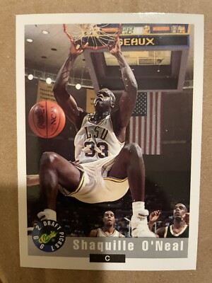 1992 Classic Draft #1 Shaquille O'Neal RC  Orlando Magic Los Angeles Lakers LSU