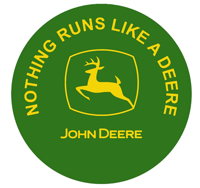 #ad John Deere Logo Vinyl Sticker Decal 01 $2.69