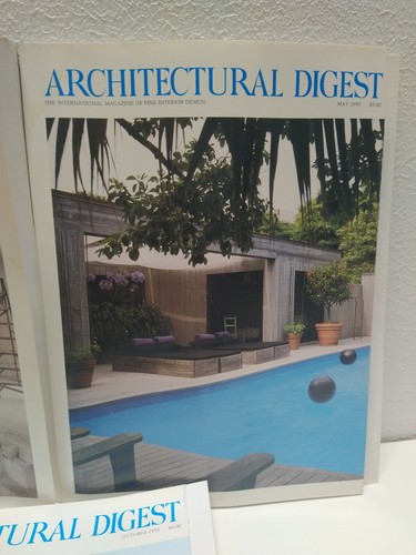 Architectural Digest 1993 Lot 5 Vintage Magazine Issues - Picture 4 of 8