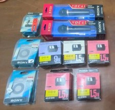 Microfoni Alimentatori Sony Vintage Mai Usati Lotto Stock